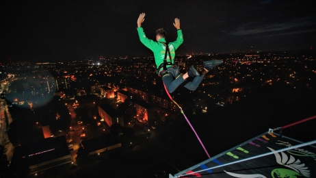 Skoki nocne na Żylecie z 80 metrów!